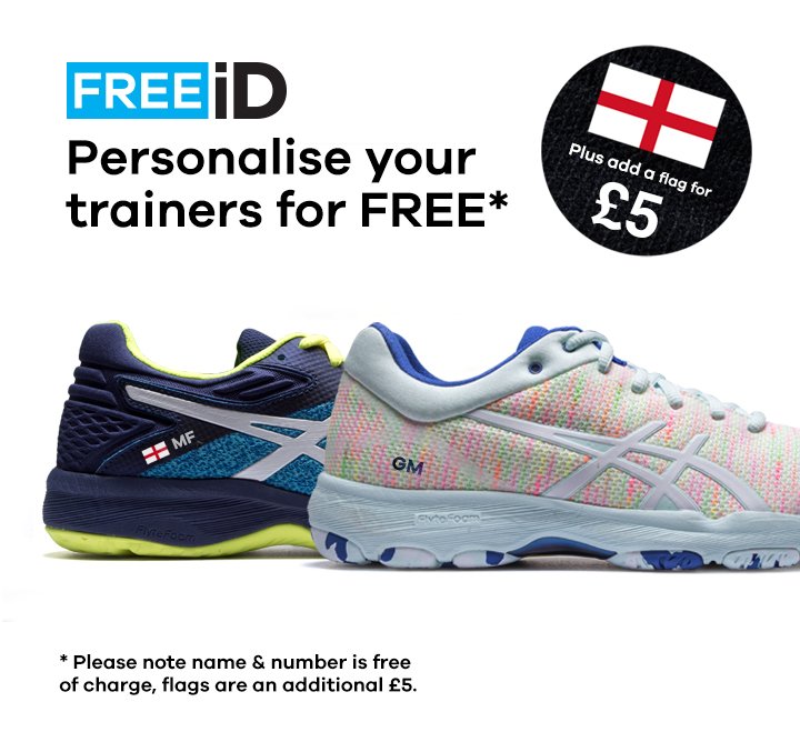 personalised netball trainers online