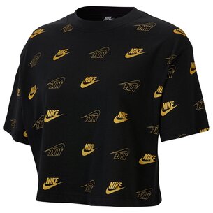 Nike Shine Crop T Shirt Ladies