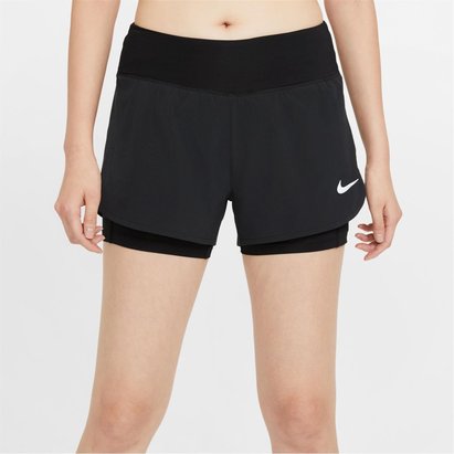 Nike Eclipse Womens 2 In 1 Running Shorts