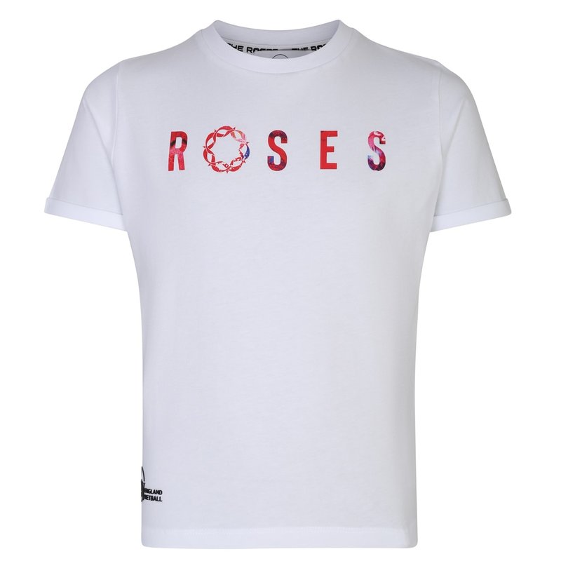 England Netball Roses Graffiti Supporters T Shirt