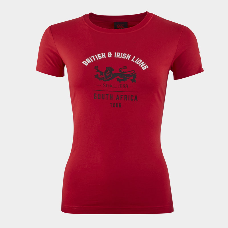 Canterbury British and Irish Lions Graphic Print T Shirt Ladies