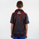 Army Rugby Union Remembrance Day Poppy Kids S/S Rugby Shirt