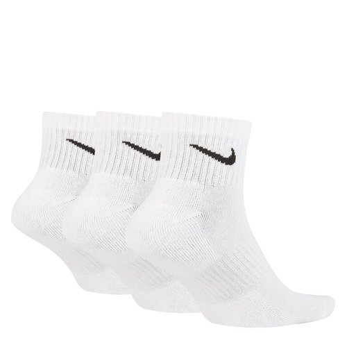 Nike Three Pack Quarter Swoosh Socks White/Black, £13.00
